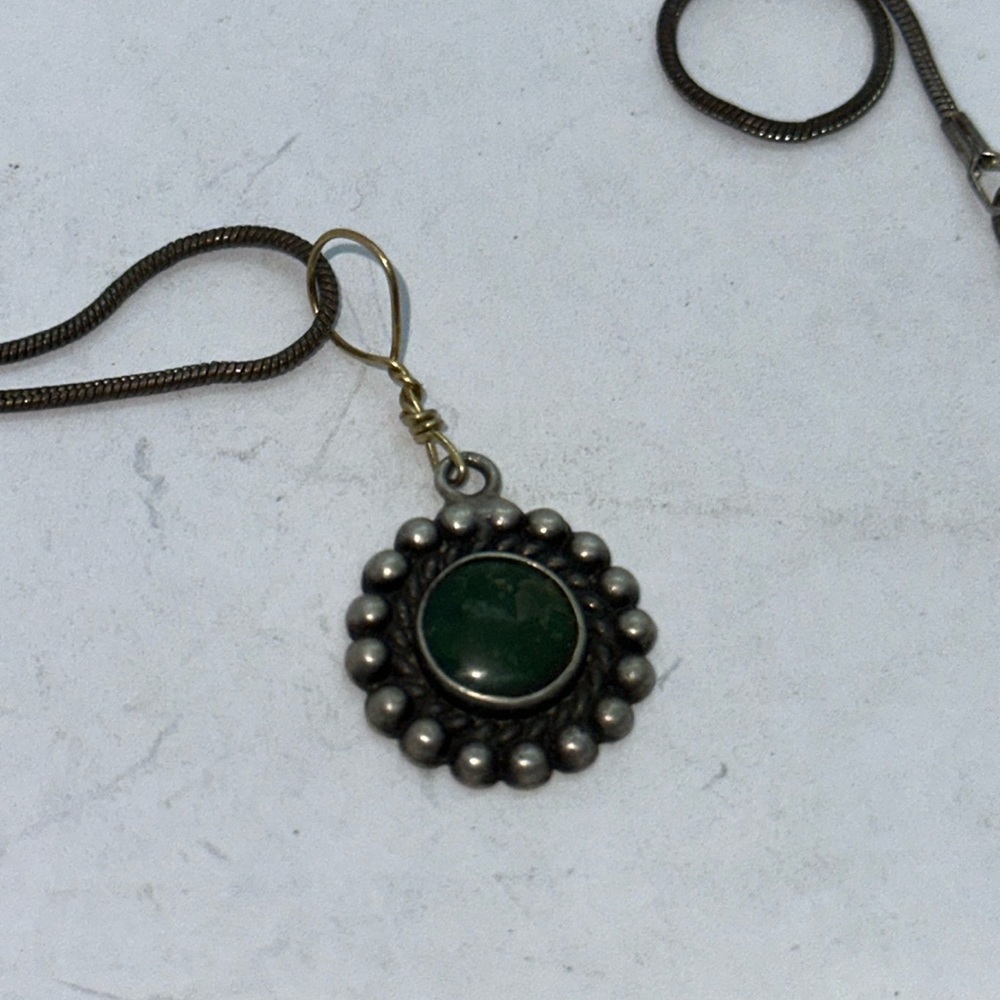 Round Jade Necklace